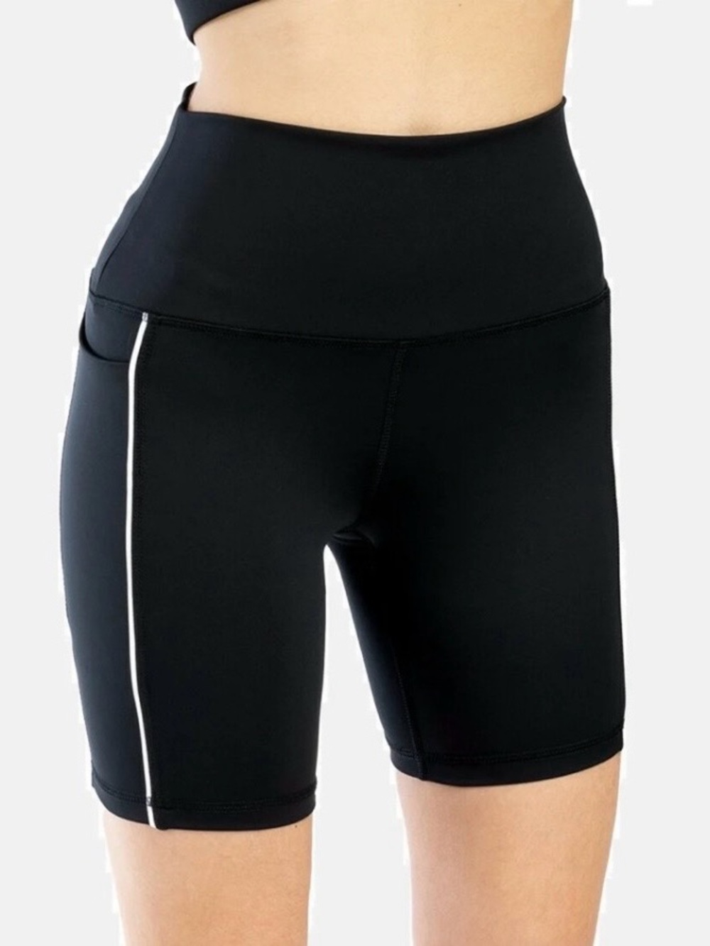 Spyder Active Compression Bike Shorts Side Pockets Black Women’s Size XL EUC